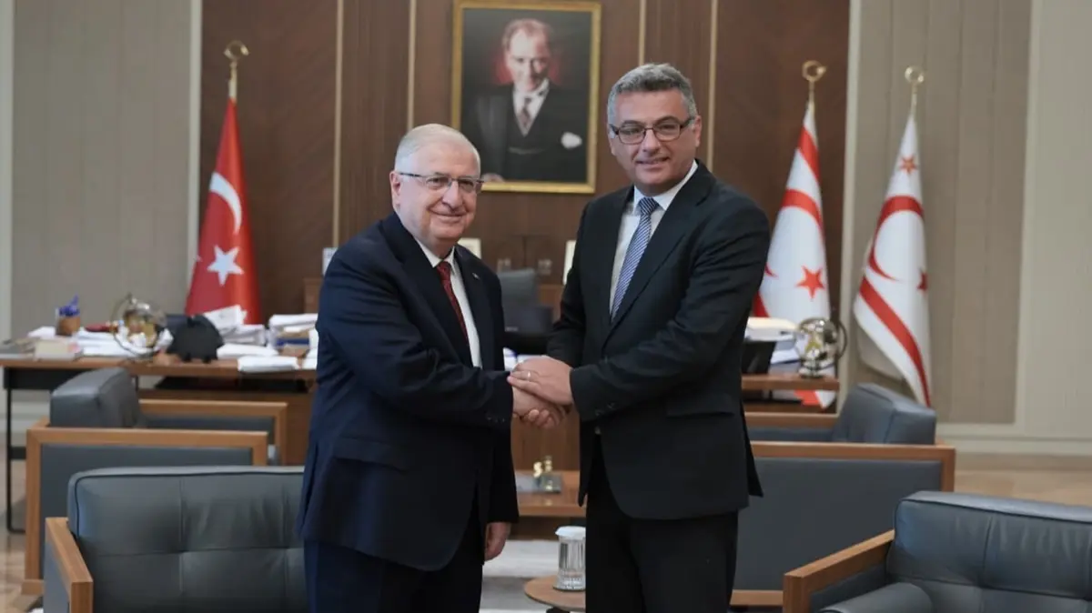 Cumhurbaşkanı Erhürman, Bakan Güler'i kabul etti