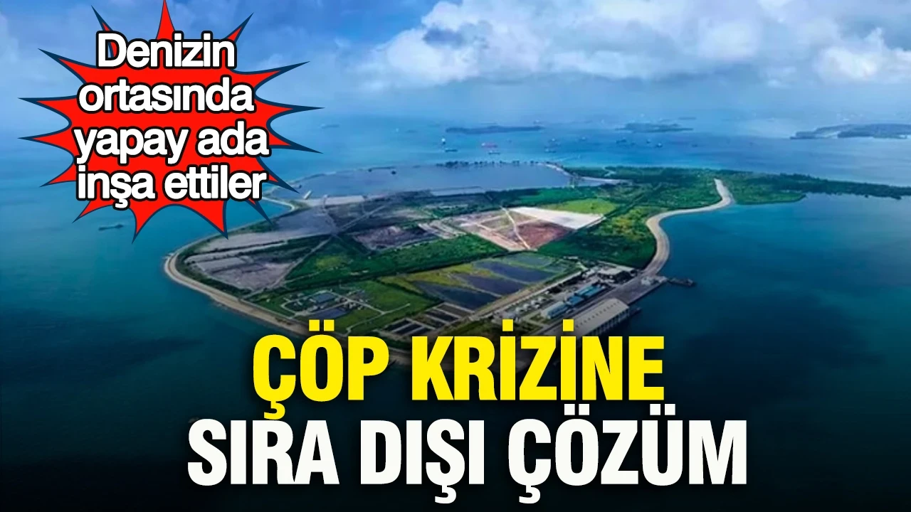 Çöp krizine sıra dışı çözüm: denizin ortasında yapay ada inşa ettiler
