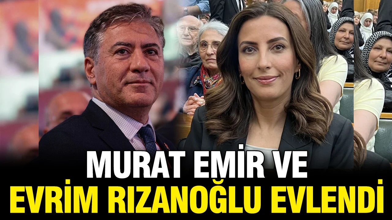 Murat Emir ve Evrim Rızvanoğlu evlendi