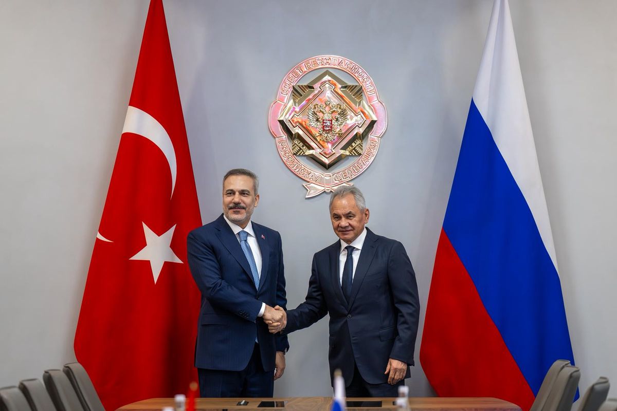 Bakan Fidan, Rusya Devlet Güvenlik Konseyi Sekreteri Şoygu ile görüştü