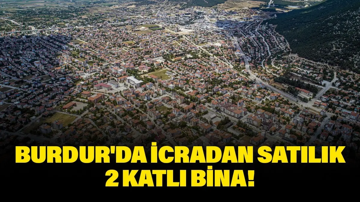 Burdur Bucak'ta icradan satılık 2 katlı bina!