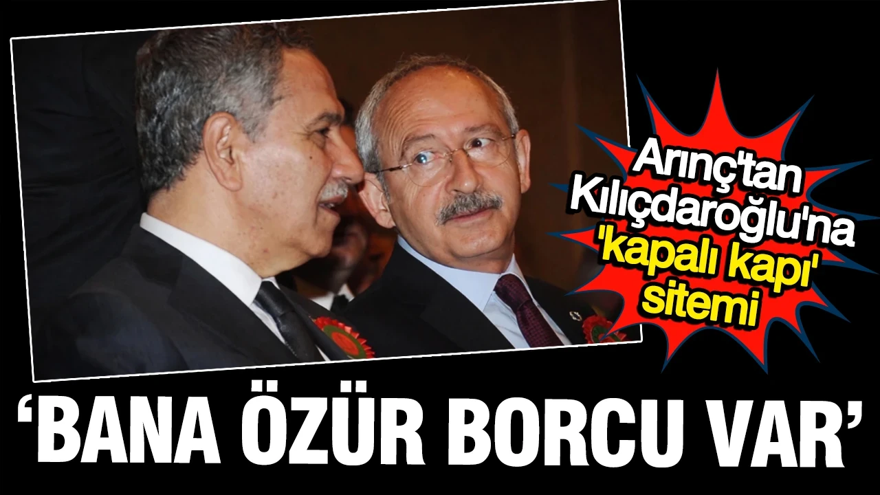 Bülent Arınç 3 yıl önce Kemal Kılıçdaroğlu'nun çalışma ofisini ziyaret etmiş