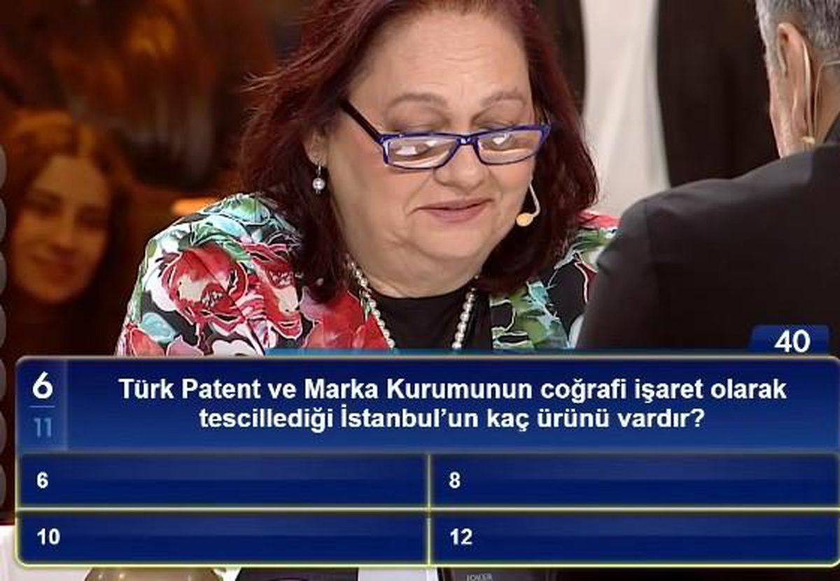 Türk Patent ve Marka Kurumunun coğrafi işaret olarak tescillediği İstanbul'un kaç ürünü vardır?