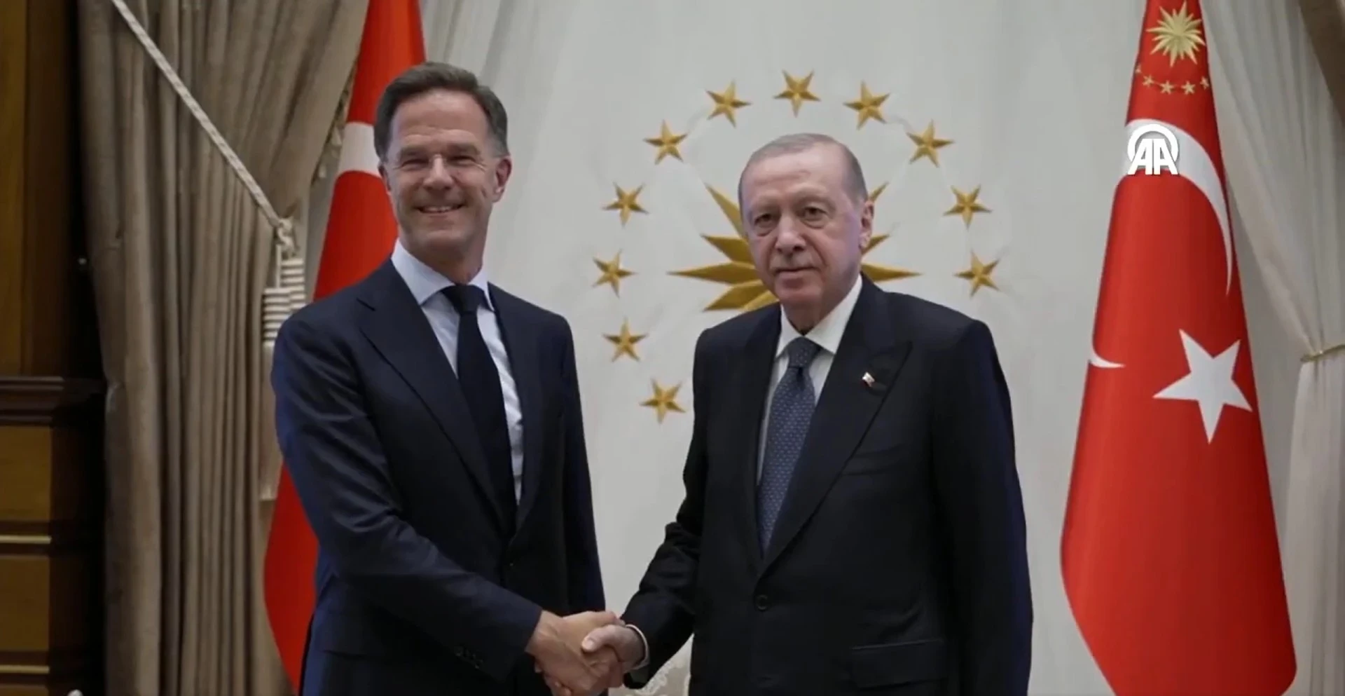 Cumhurbaşkanı Erdoğan, NATO Genel Sekreteri Rutte'yi kabul etti