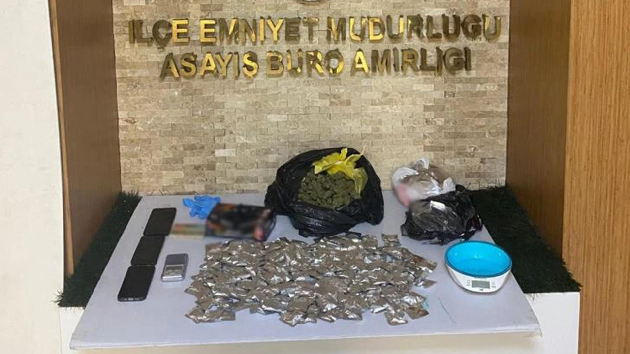 Kağıthane'de uyuşturucu operasyonu: 1,8 kilodan fazla marihuana ele geçirildi