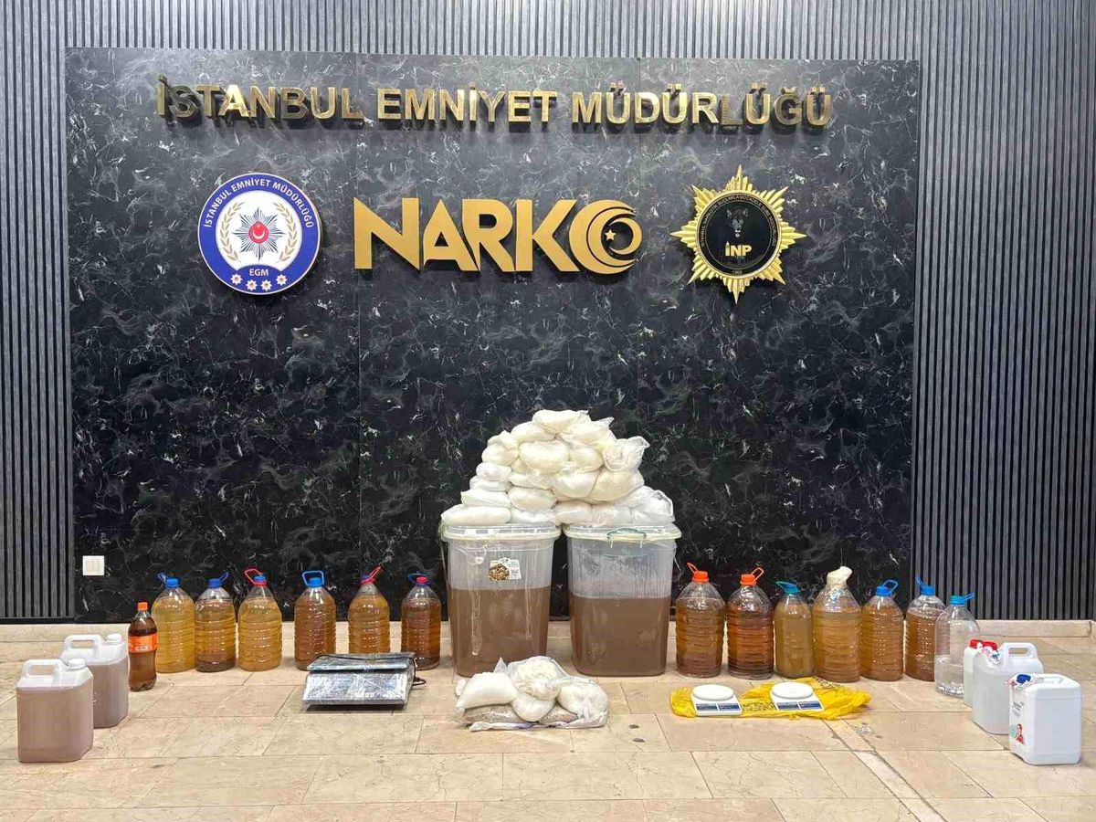 Şişli'de ve Eyüpsultan'da uyuşturucu operasyonu: 187 kilogram uyuşturucu madde ele geçirildi