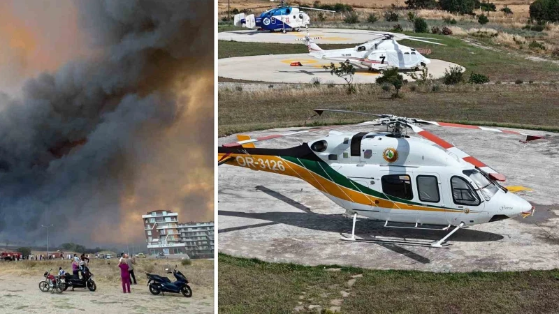 Çanakkale’de ateş savaşçıları 1 İHA, 4 Uçak, 6 Helikopter, 89 arazöz ve 1123 personel ile yangın sezonuna hazır
