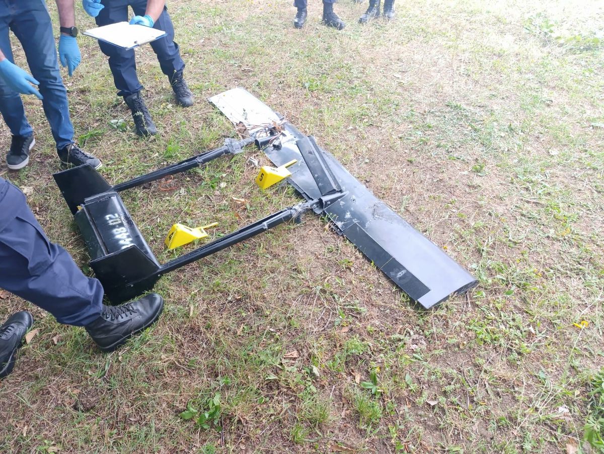Samsun'da, Ukrayna'ya ait Kamikaze İHA parçası bulundu