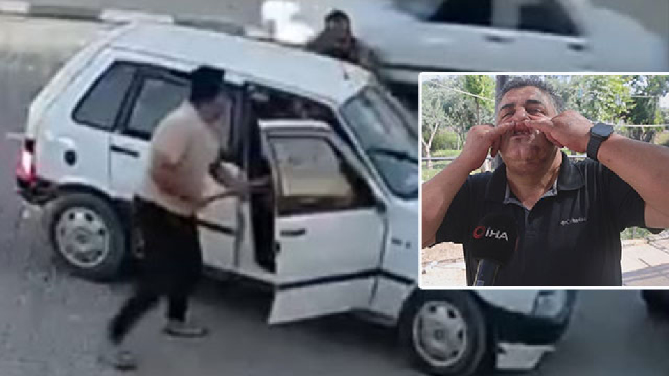O anlar kamerada... Yolunu kesip demir çubukla dövdü! Kuzen kâbusu!