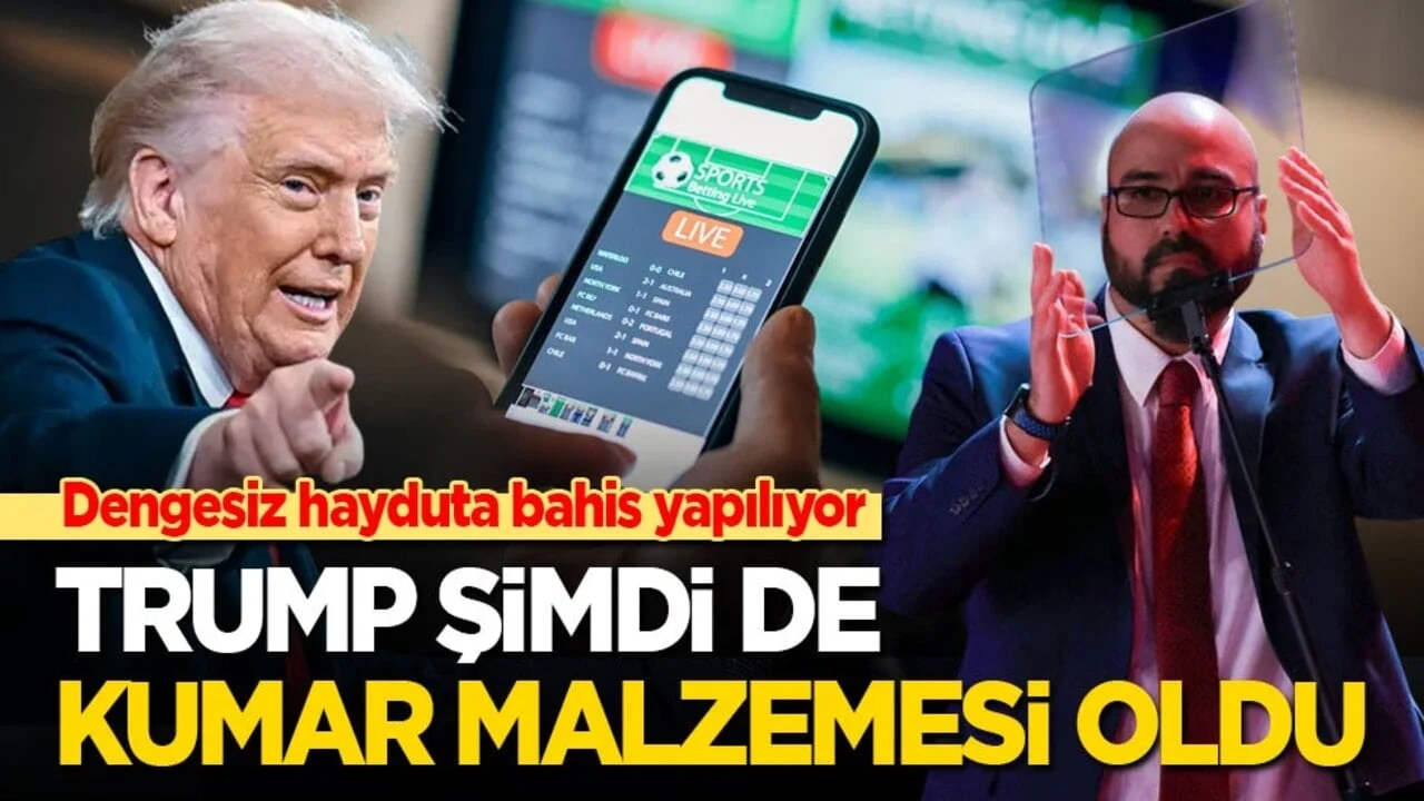 Dengesiz hayduta bahis yapılıyor! Trump şimdi de kumar malzemesi oldu