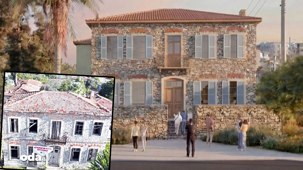 Kaderine terk edilen Atatürk Evi restore ediliyor