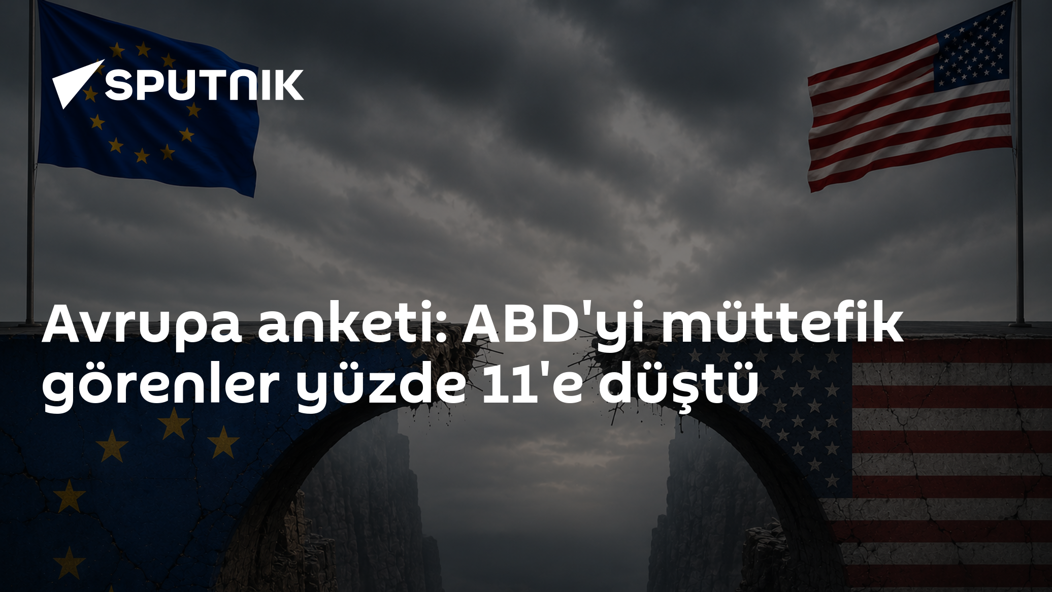Avrupa anketi: ABD'yi müttefik görenler yüzde 11'e düştü