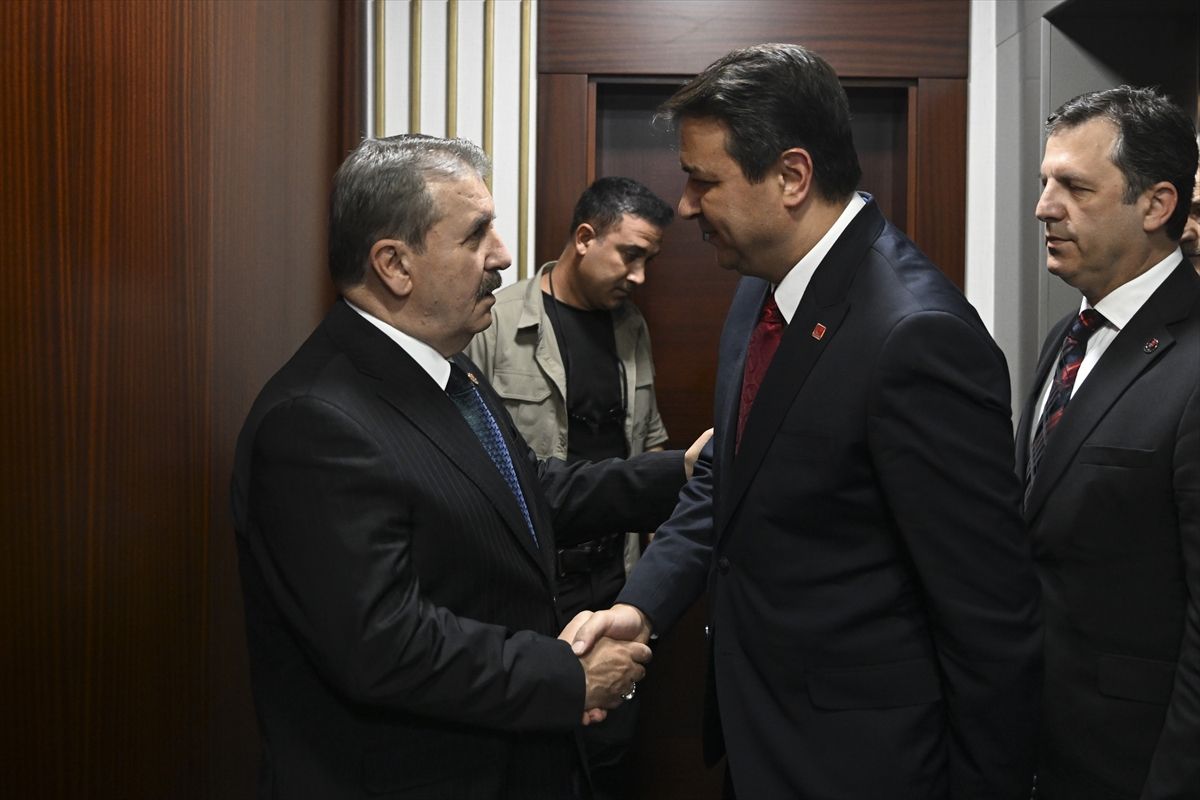 Saadet Partisi Genel Başkanı Arıkan'dan BBP Genel Başkanı Destici'ye ziyaret