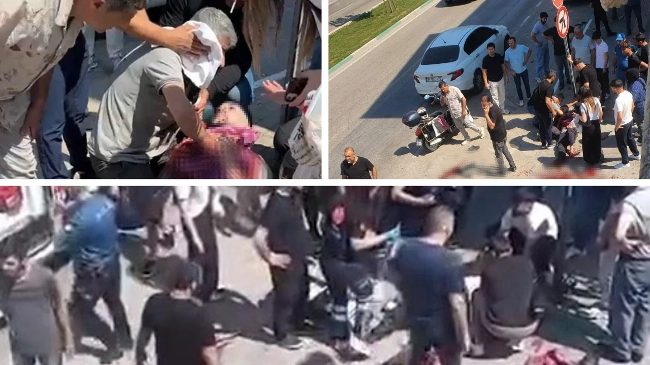 Oğluyla birlikte bıçaklandı, yaralı halde tampon yaptı