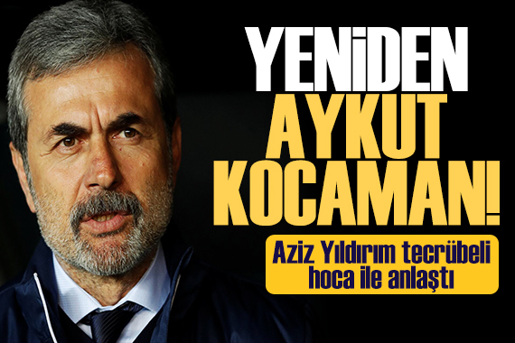 Fenerbahçe'nin yeni hocası Aykut Kocaman! Gözler Cuma gününde
