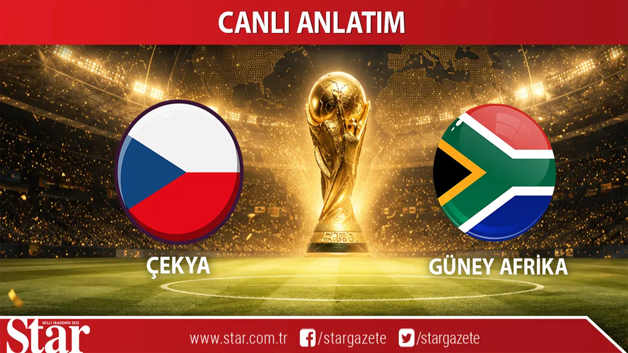 CANLI: Çekya - Güney Afrika