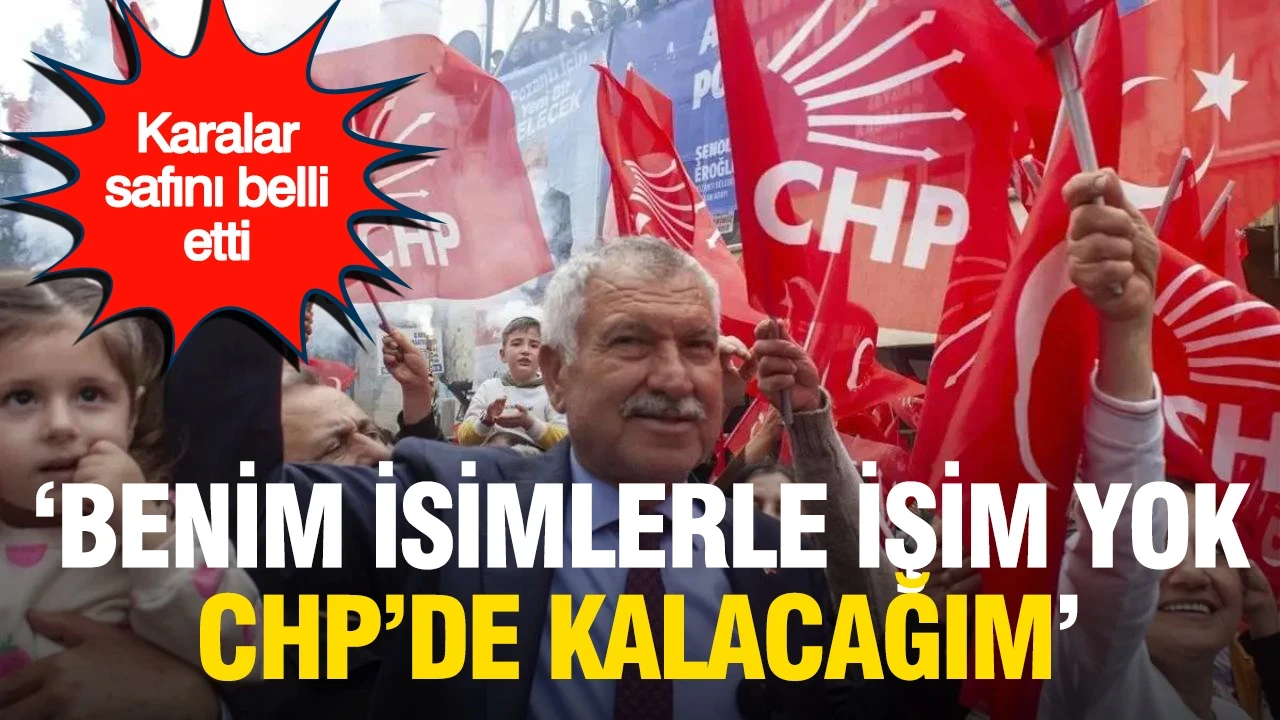 Zeydan Karalar Yeni Parti tartışmalarına noktayı koydu: ‘Benim isimlerle işim yok CHP’de kalacağım’