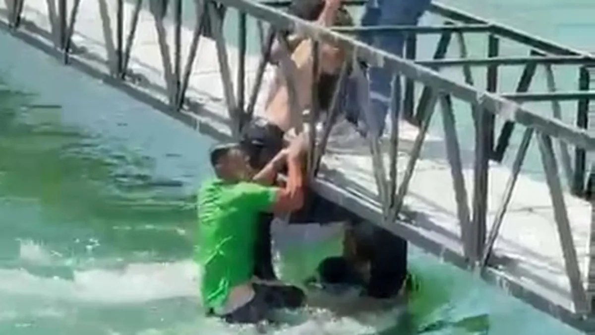 Sulama kanalında zamanla yarış! 2 kişi son anda kurtarıldı