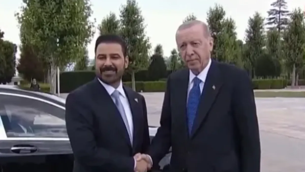 Başkan Erdoğan Irak Başbakanı Ali Zeydi'yi resmi törenle karşıladı