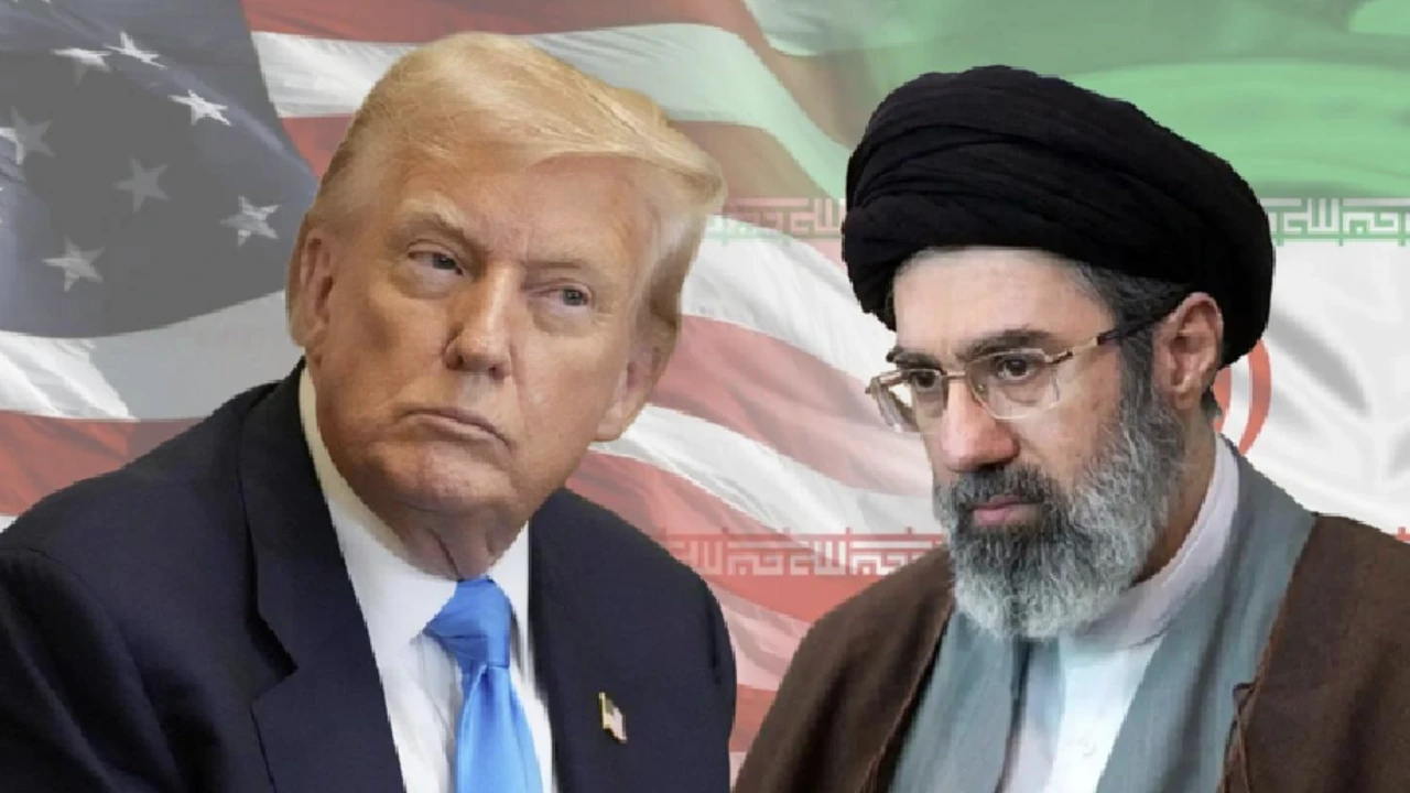 Tahran'da Trump'ı hedef alan afiş gündem oldu