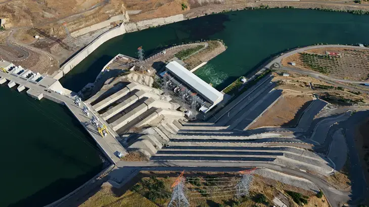 Bingöl'deki Aşağı Kaleköy Barajı ve Hibrit Enerji Santrali'nde üretim iki katı yükseldi