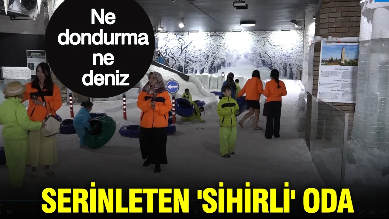 Antalya’yı serinleten 'sihirli' oda: Ne dondurma ne deniz