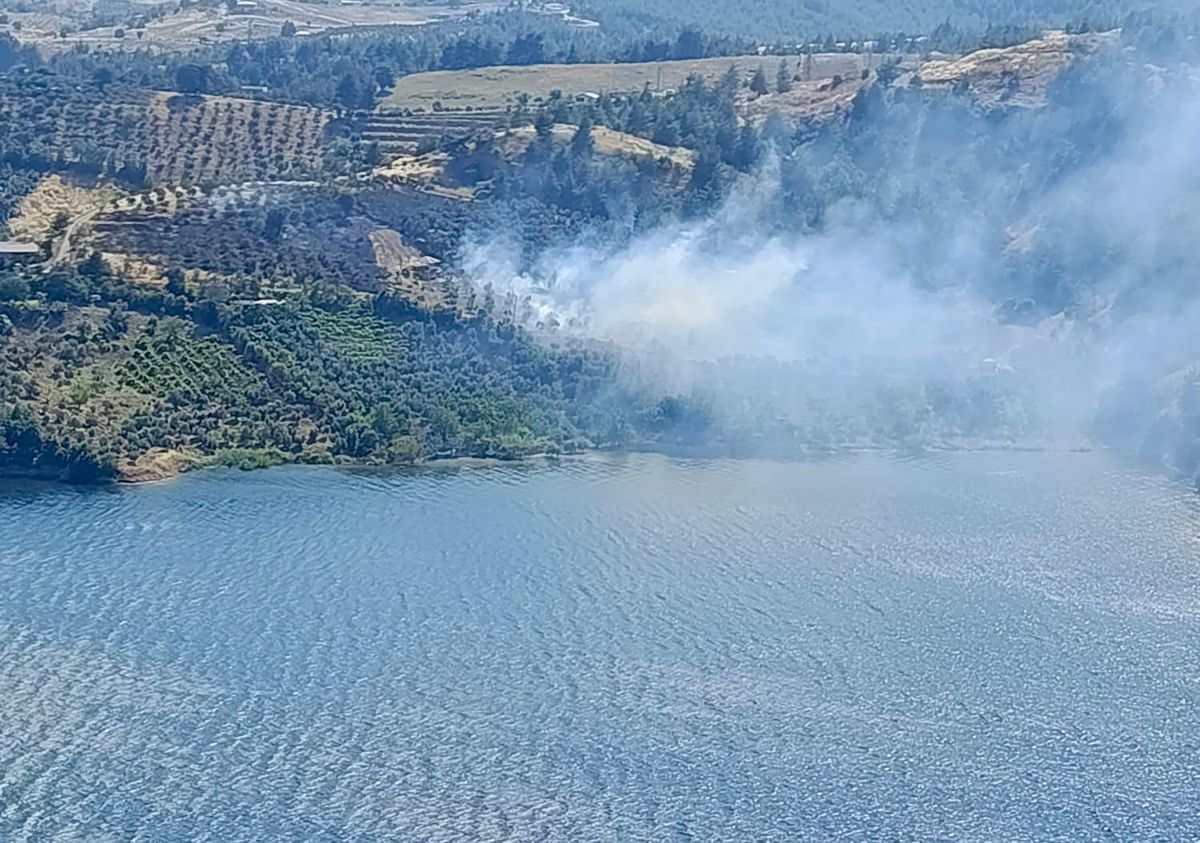 Kahramanmaraş'ta ziraat yangını kontrol altına alındı