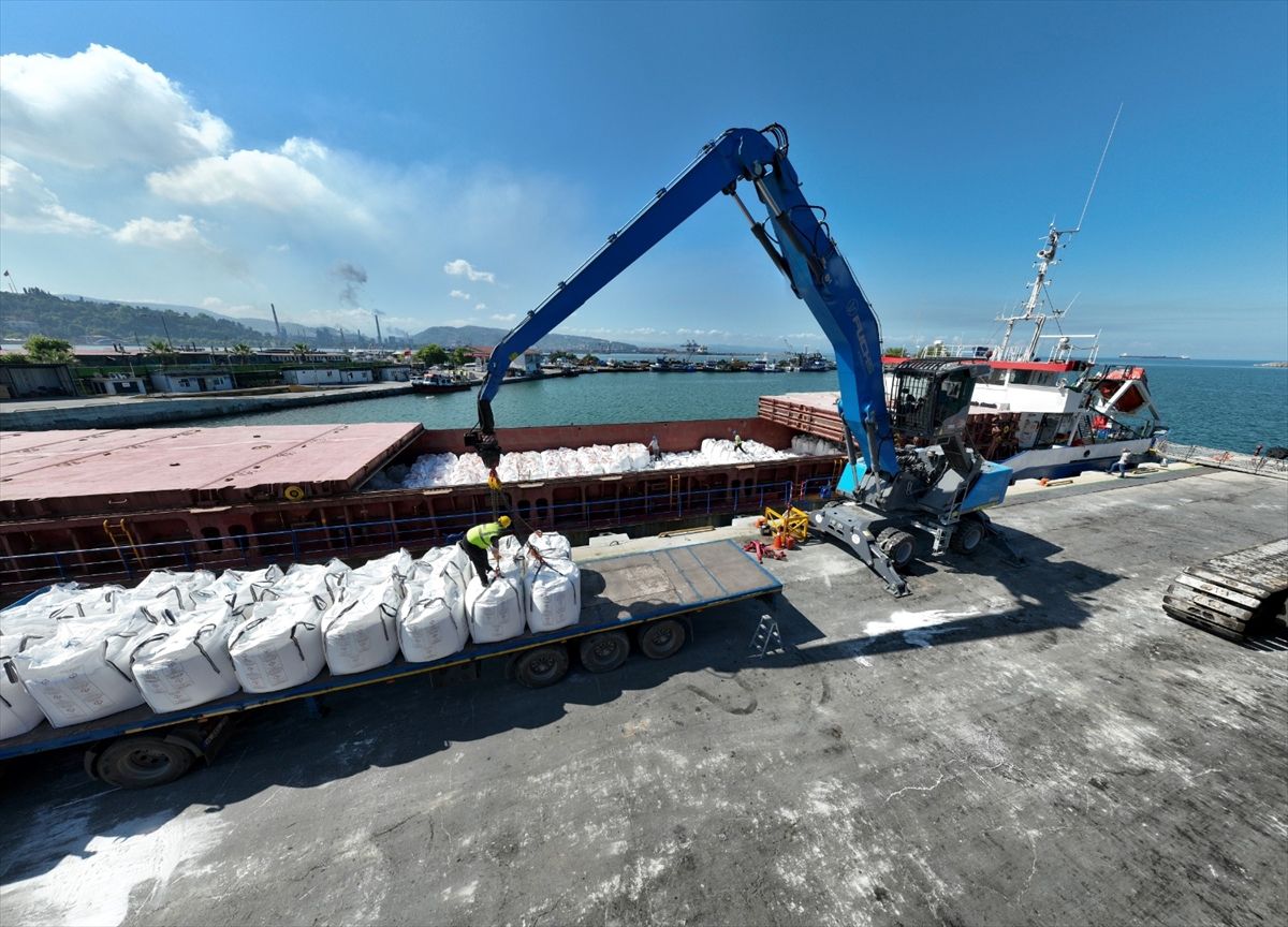 Zonguldak Bozhane Limanı'ndan ilk 6 ayda 72 gemiye yükleme ve boşaltma yapıldı
