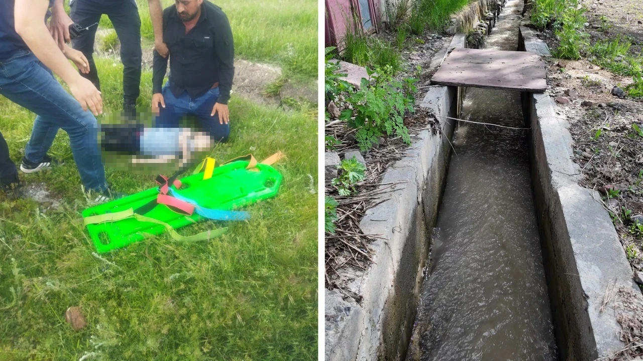 Bahçede oynarken sulama kanalına düştü: 3 yaşındaki çocuk yoğun bakımda
