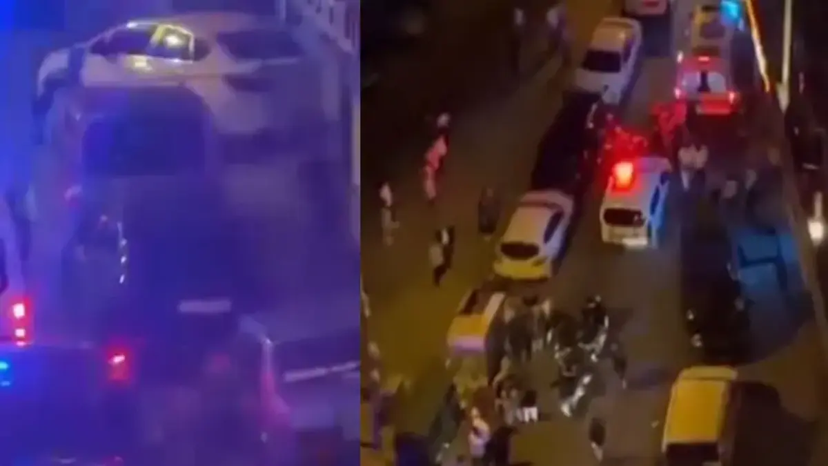 Eşiyle kavga ederken polisler geldi, kaçmak isterken pencereden düştü