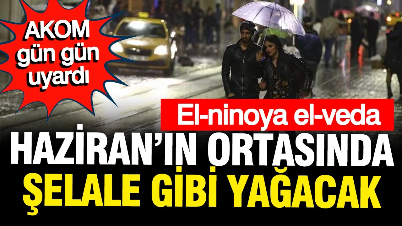 AKOM gün gün uyardı: Güneş gidiyor, İstanbul'a gök gürültülü sağanak yağış geliyor