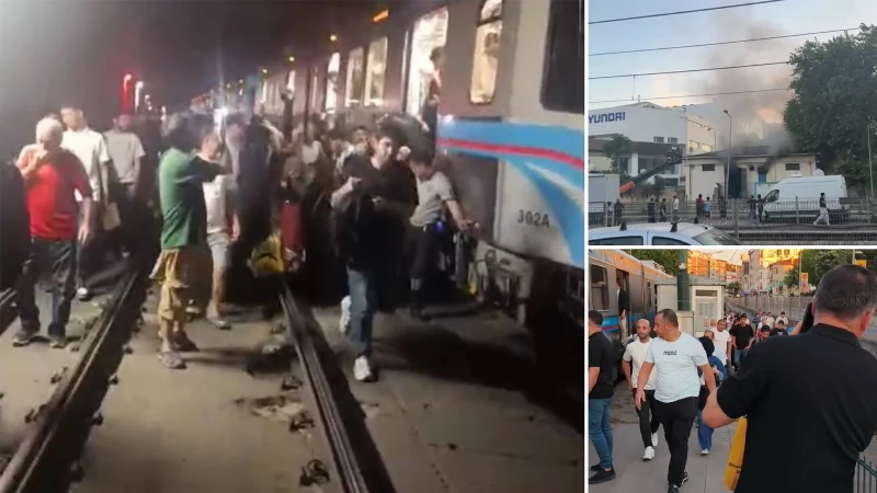 Gaziosmanpaşa'da tramvay trafosunda yangın: T4 hattı seferleri durduruldu