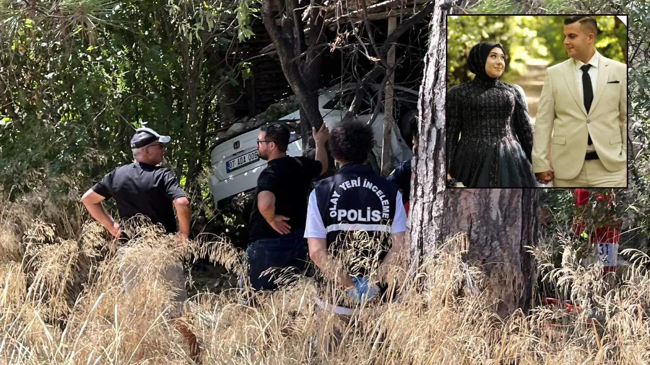 Otomobil bağ evine daldı: Sürücü öldü, nişanlısı yaralandı