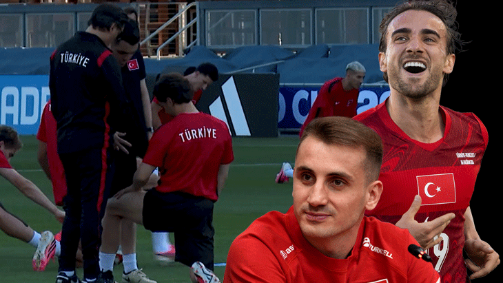 A Milli Takım'da Paraguay öncesi taktik çalışma! Montella, Yunus Akgün ve Kerem Aktürkoğlu ile özel görüştü