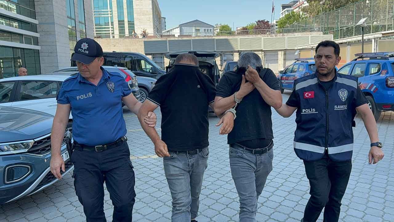 Samsun'da arsız inşaat hırsızları suçüstü yakalandı! Gecenin karanlığında çaldıkları o devasa jeneratörle kaçamadılar!