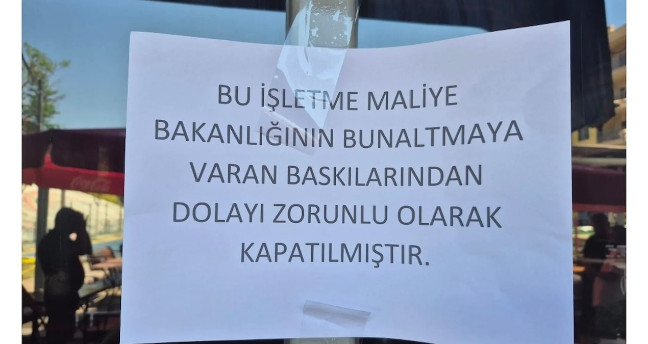 Maliye'nin denetimlerine tepki gösteren esnaf dükkanını kapattı