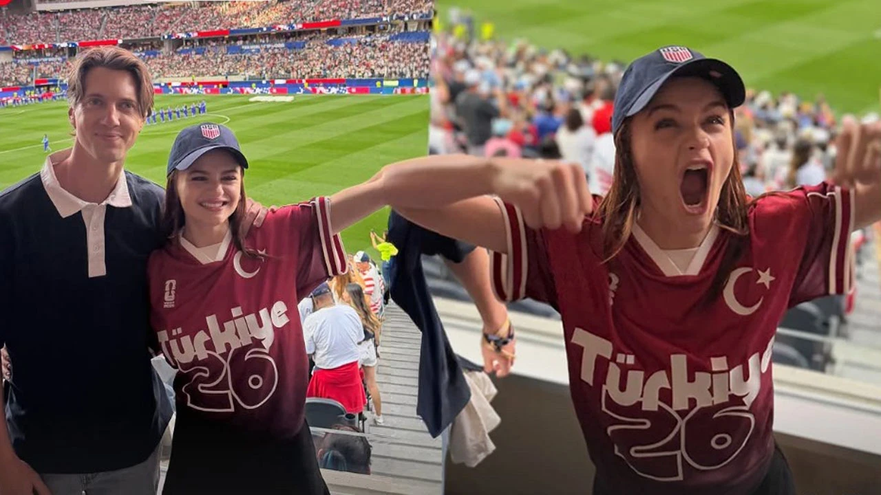 Dünyaca ünlü oyuncu Joey King ABD maçında Türkiye’yi destekledi
