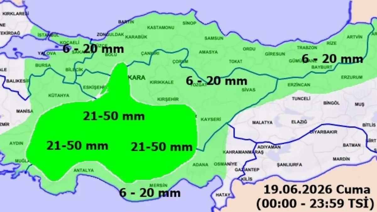 Meteoroloji’den kritik uyarı: 19 ilde sarı alarmı! Sağanak, fırtına ve kavurucu sıcaklar bir arada yaşanacak