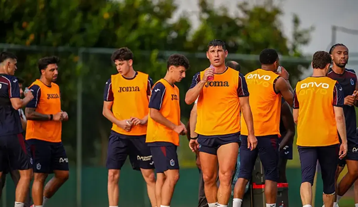 Trabzonspor günü çift idmanla tamamladı