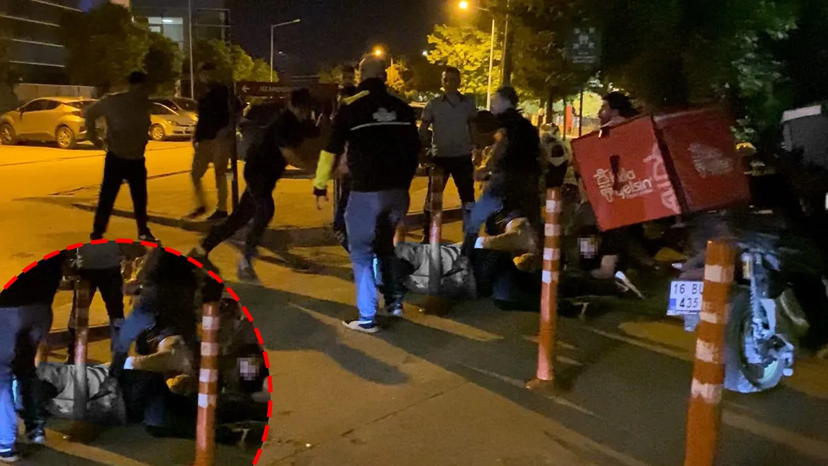 Bursa’da ortalık savaş alanına döndü! Yumruklar tekmeler havada uçuştu: 5 kişinin yaralandığı kavga anbean kamerada…