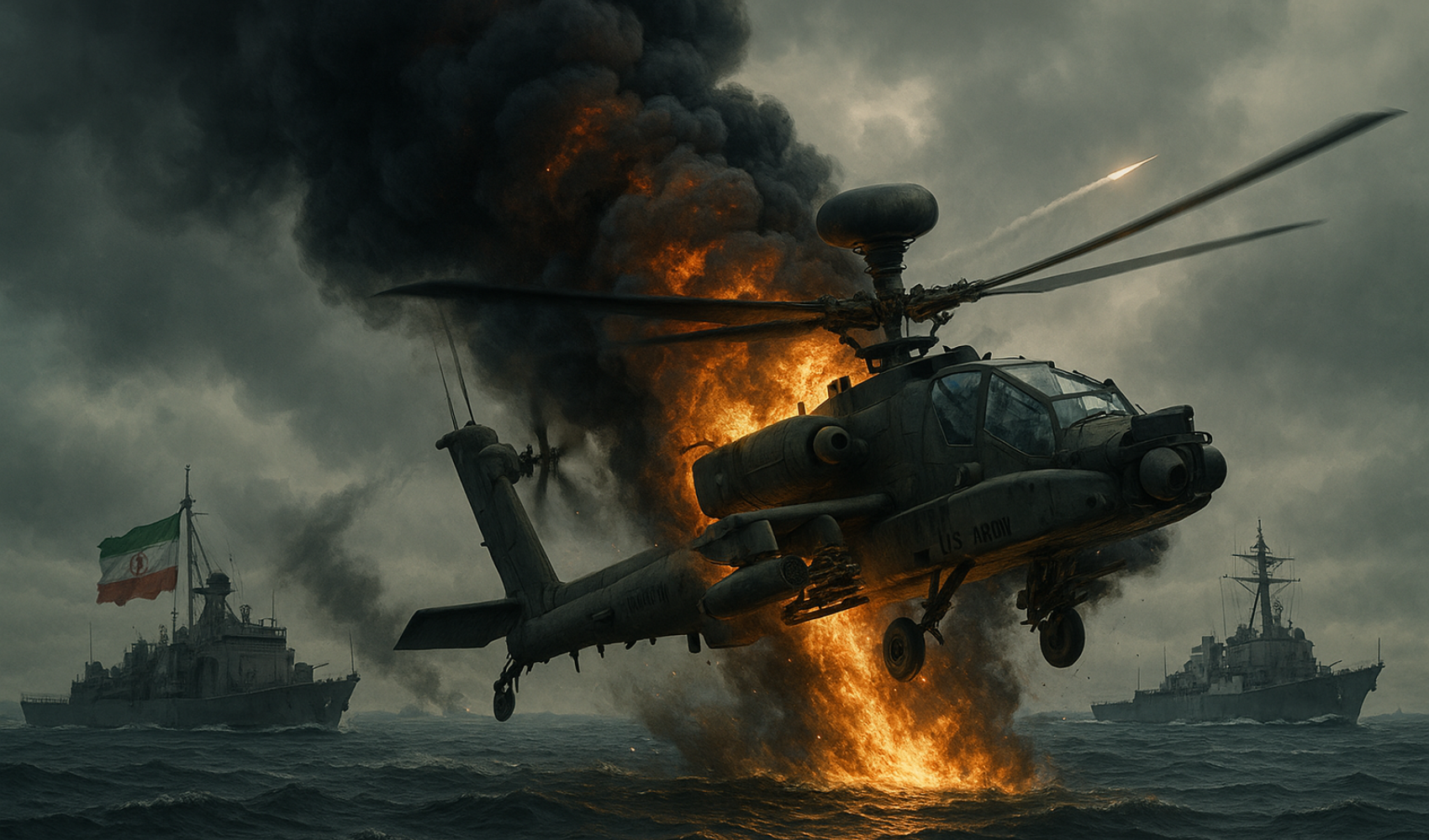 Hürmüz Boğazı’nda ABD helikopteri vuruldu: Trump’tan misilleme mesajı