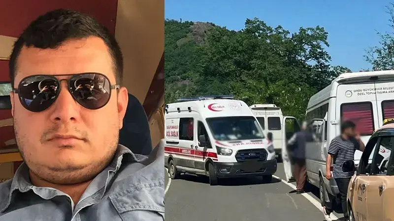 Kalp krizi geçiren minibüs şoförü faciayı önledi, yaşamını yitirdi