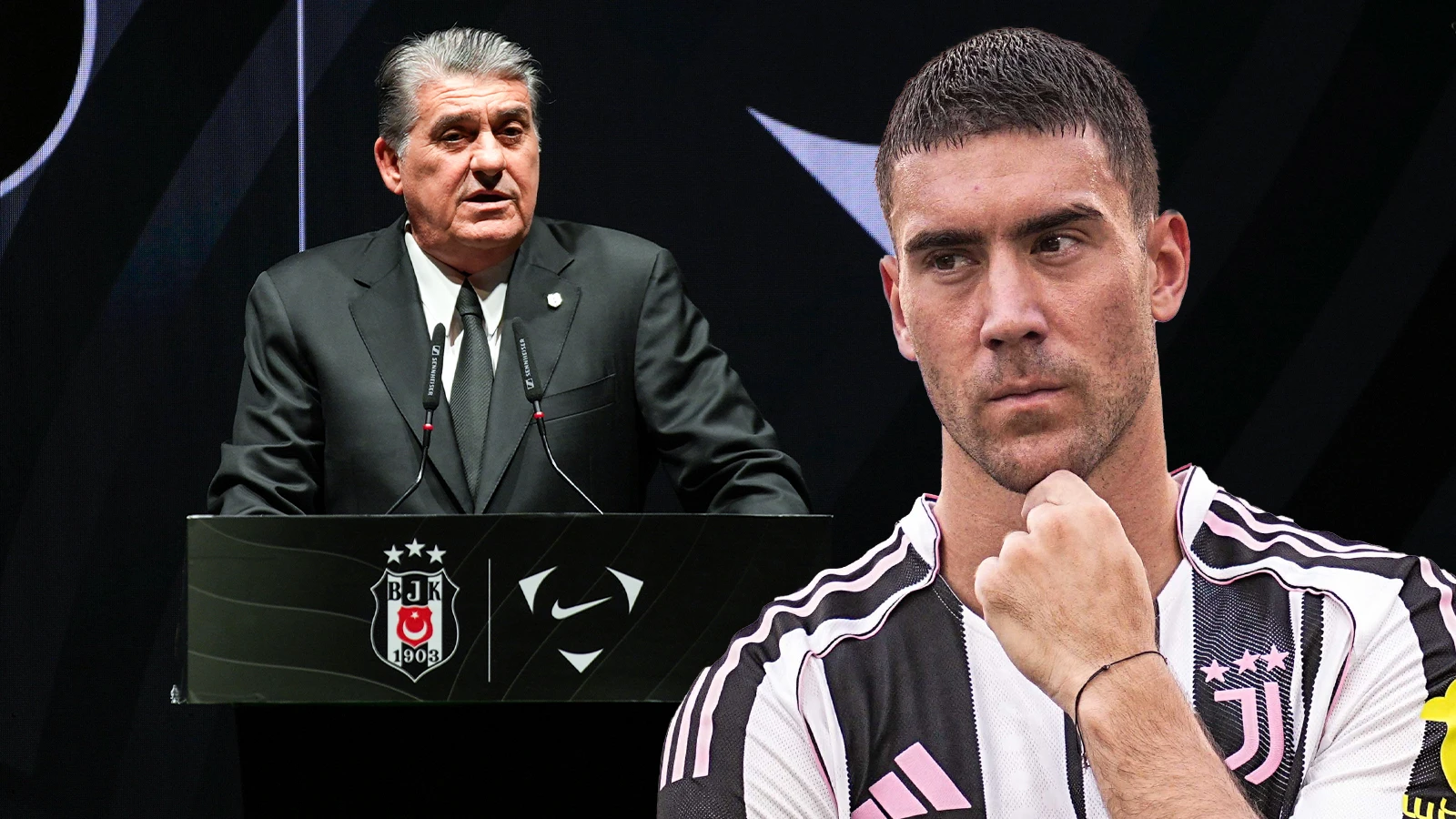 Serdal Adalı, Vlahovic için kesenin ağzını açtı: İşte Beşiktaş'ın teklifi