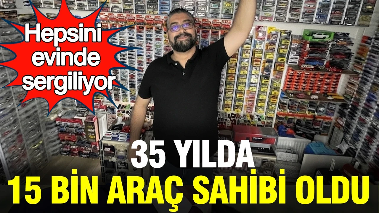 35 yılda 15 bin maket araba biriktirdi: Evindeki o oda görenleri şaşkına çeviriyor