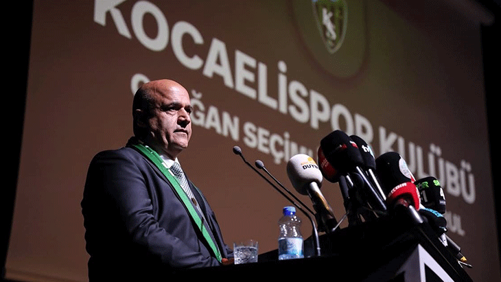 Kocaelispor'da Recep Durul yeniden başkanlığına seçildi!