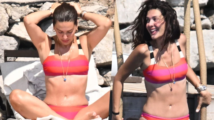 Bergüzar Korel'in iskele keyfi