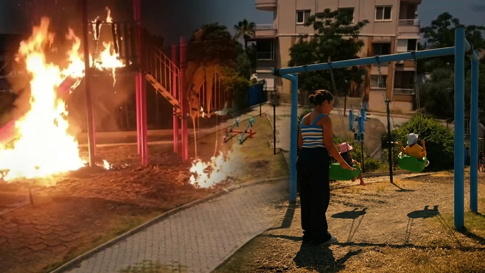 Hatay Arsuz çocuk parkı yangını: 66 yaşındaki kadın çöp yakarken parkı kül etti | Gündem Haberleri