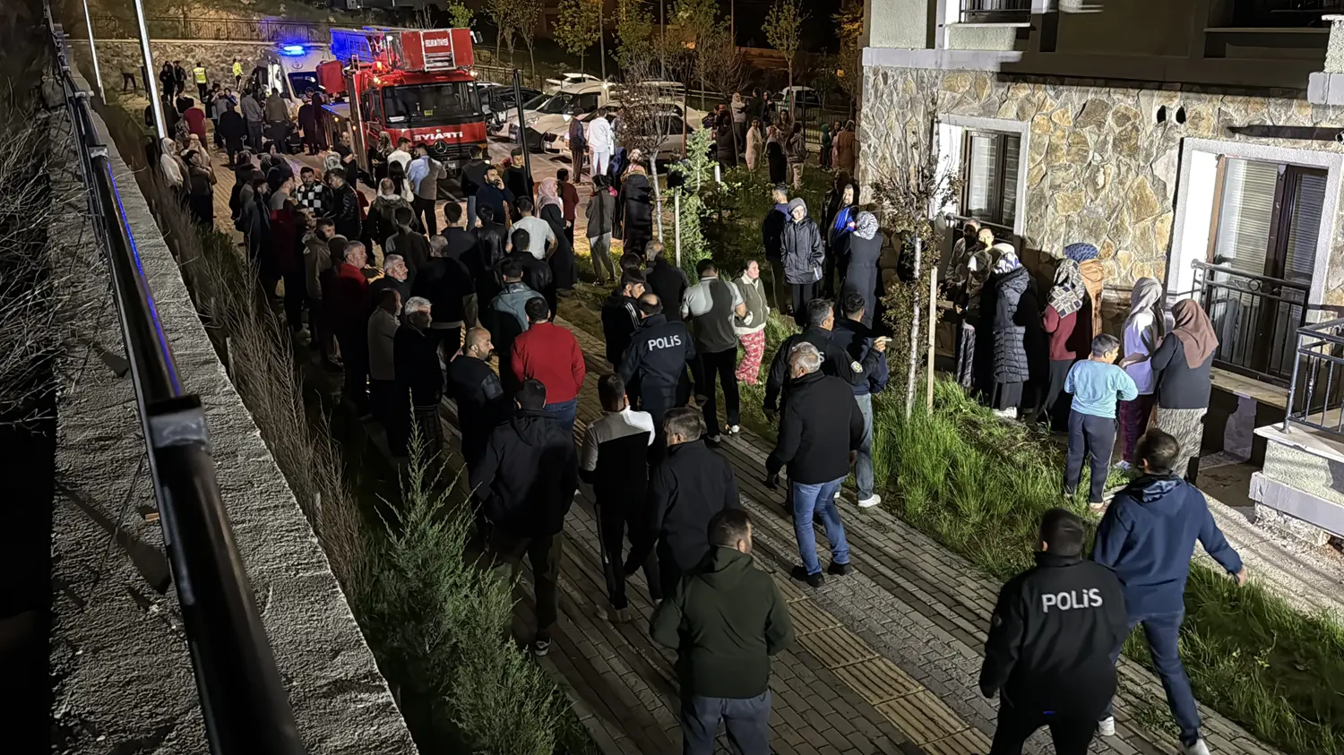 Erzurum'da bir binada çıkan yangında diyaliz hastası kadın hayatını kaybetti