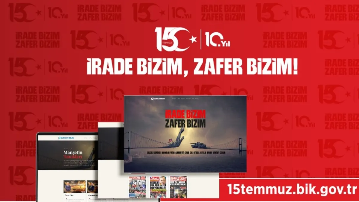 Basın İlan Kurumu'ndan 15 Temmuz'un Dijital Hafızası: '15temmuz.bik.gov.tr' erişime açıldı