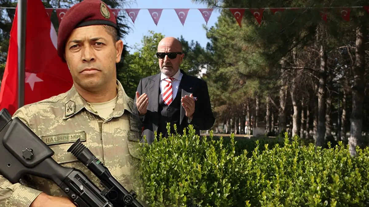 Korgeneral Aksakallı, Ömer Halisdemir'in kabrine gitti: O gece kefenini giyerek ihanete 'dur' dedi